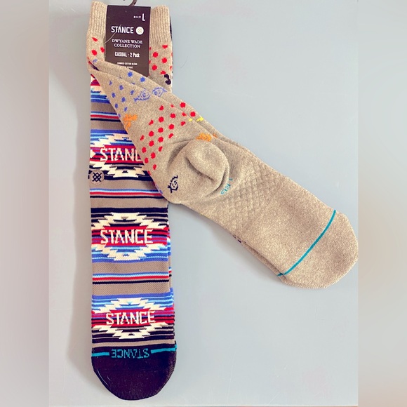 NWT • Stance x Dwyane Wade • Casual Socks • Large (6-12) • 2 Pack - Picture 10 of 14